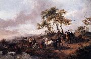 Philips Wouwerman Halt of the Hunting Party USA oil painting artist